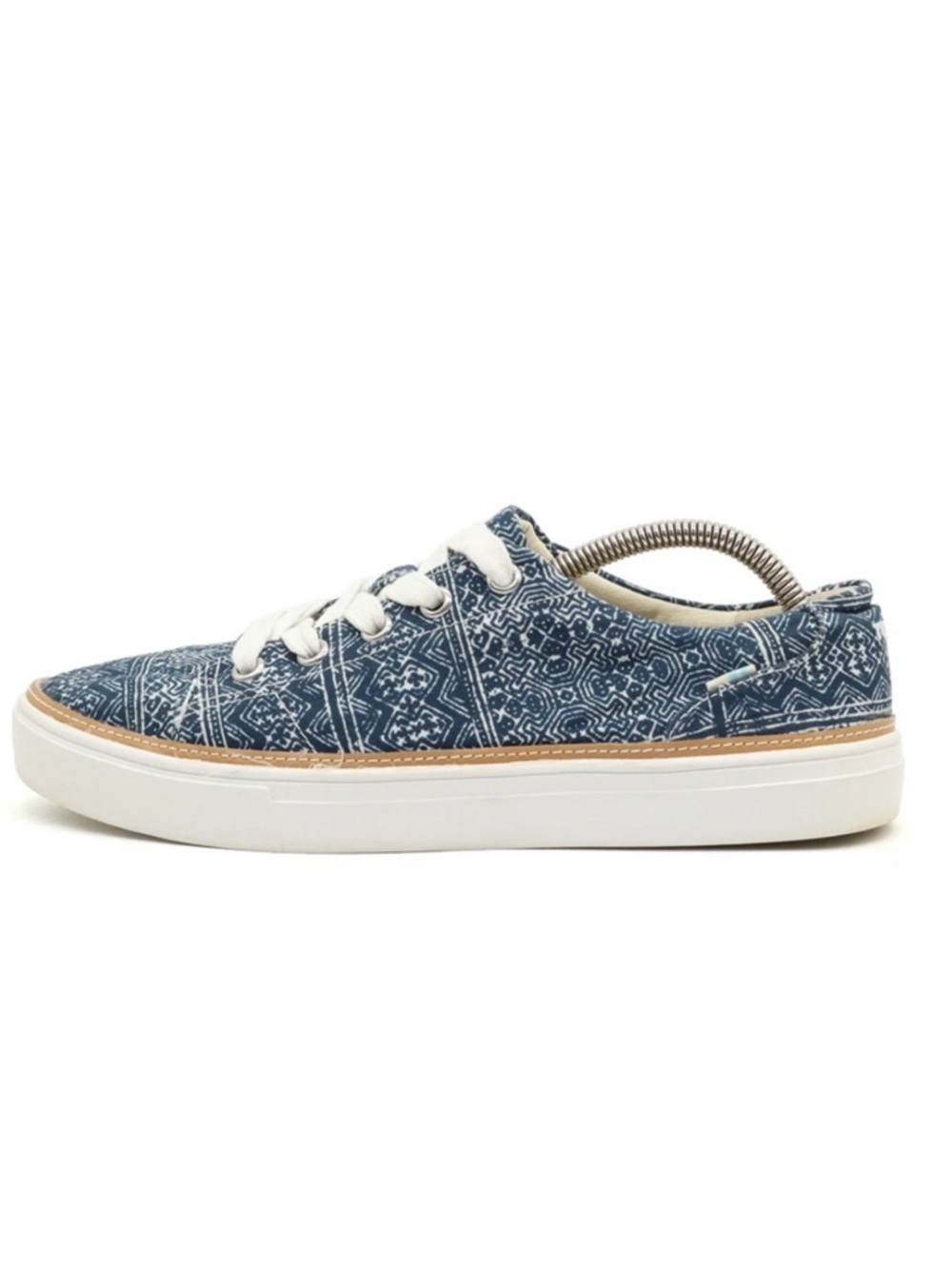 TOMS Alex Indigo Floral Hmong Print Sneakers - NWOT